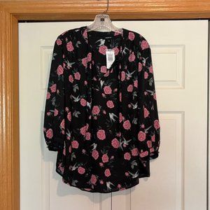 NWT Torrid Peasant Blouse Size 1
